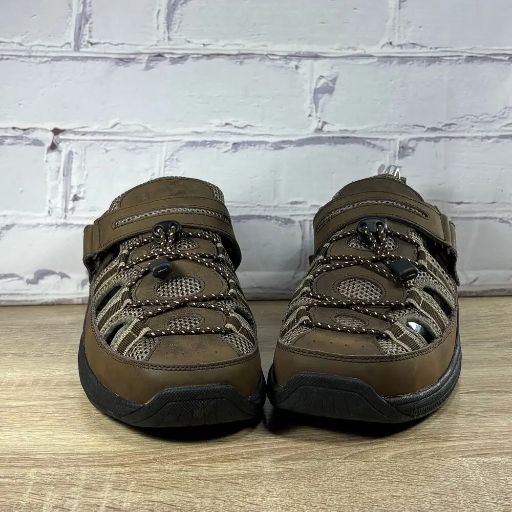 Orthofeet 573 Fisherman Sandals Men's 10 XX-Wide 6E Clearwater Walking Shoes